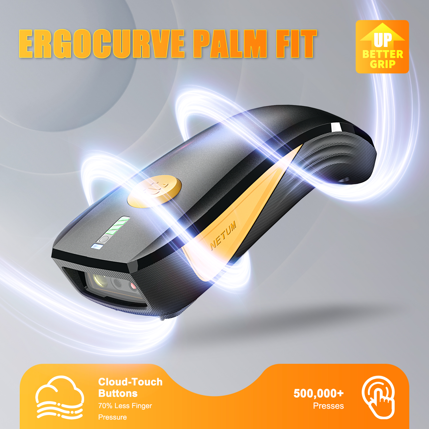 NETUM CS-7501, ergonomic design