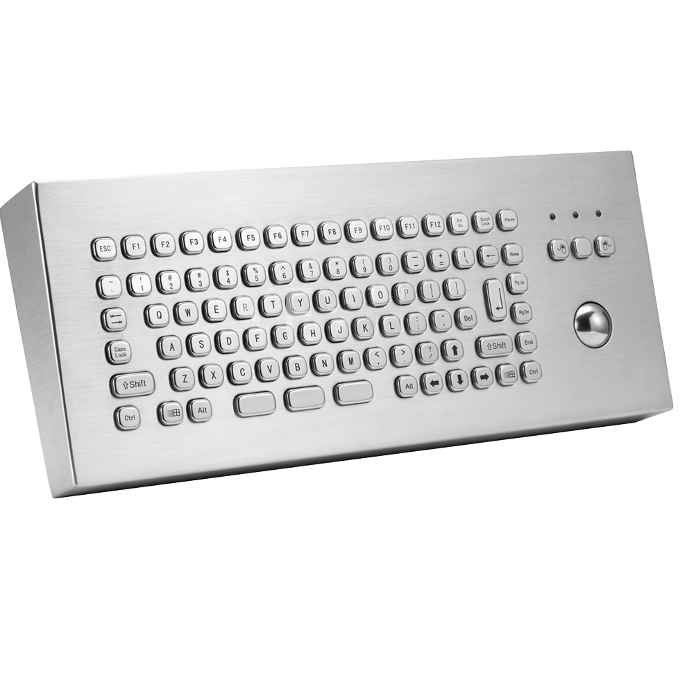 rugged industrial stainless steel keyboard