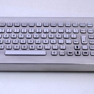 Inputel KB-CA3 Desktop Stainless Steel Keyboard with Trackball